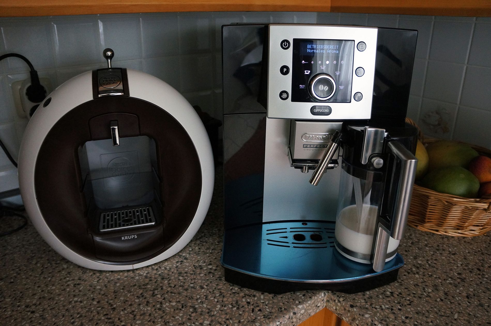Kapselmaschine vs Kaffeevollautomat